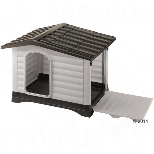 Plastic dog kennel - plastic,