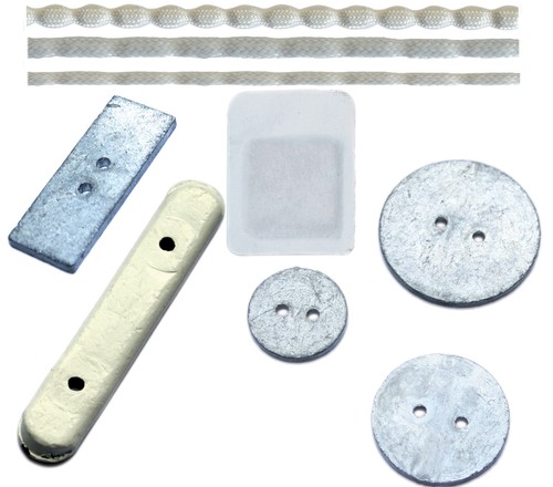 Lead hem weights for curtains - hem,