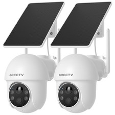 ARCCTV Wireless Security Camera 3MP WiFi IP Solar Battery Powered Home Outdoor