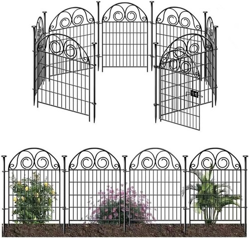 Metal fence with gate no - 10,