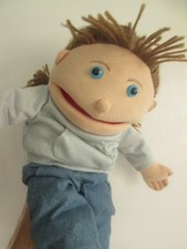 Set of 3 Large size The Puppet Company Puppets White Girl Boy Black Boy Afro