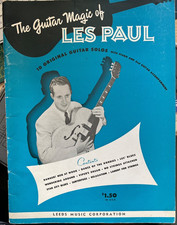 Vintage Sheet Music Book - The Guitar Magic Of Les Paul (HBB)