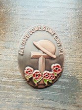 Red poppie flower - red, pin