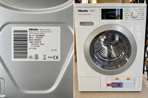 Miele wce660 washing machine - miele,