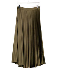 Zara green khaki - zara, pleated