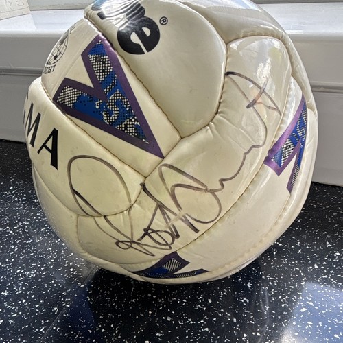 Rod stewart signed mitre - stewart,