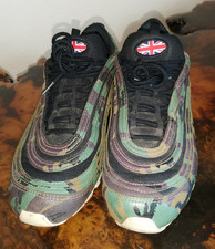 2017 Nike Air Max 97 Country Camo United Kingdom AJ2614-201 Sike UK 9