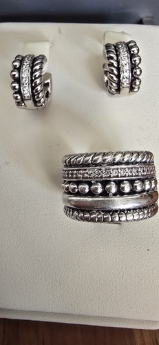 Sento milano silver set - milano, cz