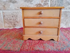 Antique Vintage German Dolls' House Furniture Chest of Drawers