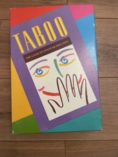 Taboo board game - game, games