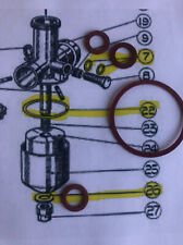 Villiers Carburetor Gaskets Genuine British Seagull