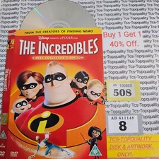 The incredibles DVD disc and