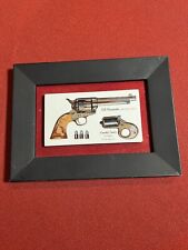 Vintage Shafford Co Colt Peacemaker Porcelain Picture Knuckle Duster  7x5”