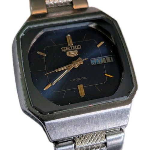 Seiko automatic watch blue - watch,