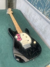 Trades Squier By Fender Hello Kitty Strat Stratocaster Squire Kittie Electric 