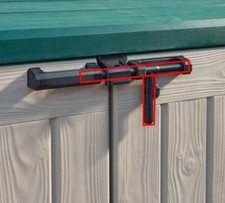 Replacement slide bolt Lock