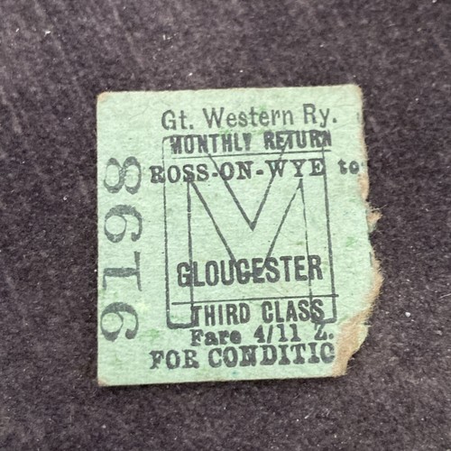 Half railway ticket - , (