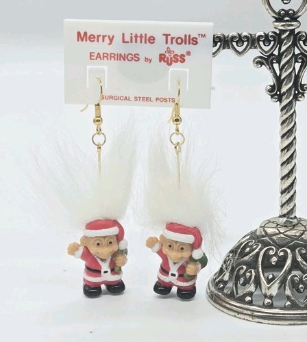 Russ earrings troll dolls - russ,