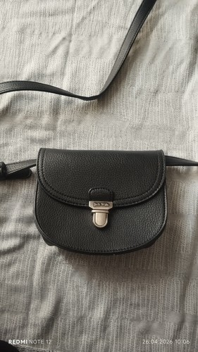 This black leather crossbody