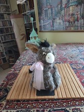 Cute donkey plushie toy