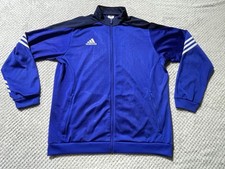 Vintage Adidas Track Jacket Top Full Zip Size Large XL