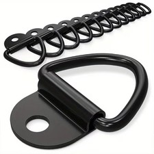 10Pcs Heavy Duty D-Ring Tie