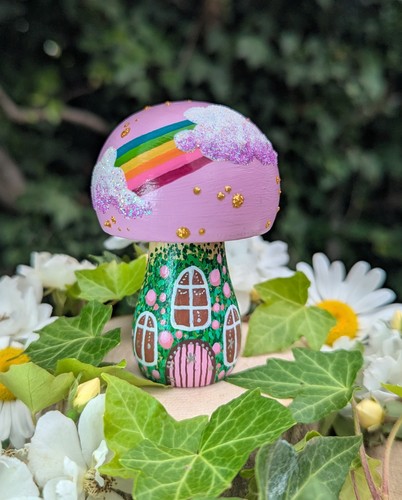 Whimsical mushroom fairy house - whimsical,