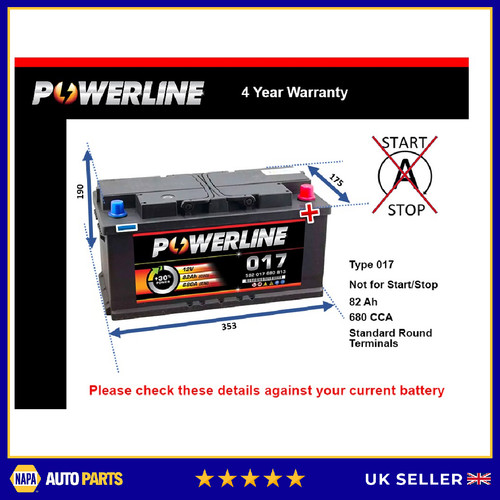 Car battery 017 - 017,