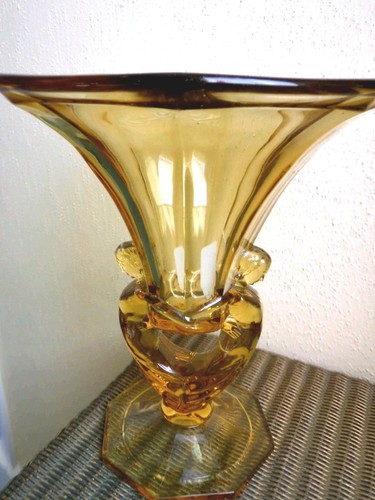 Art deco glass dual lady - deco,
