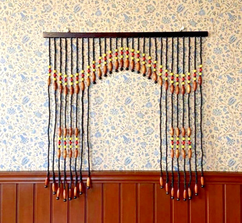 Showa retro beaded - showa, noren