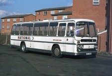 Orig Colour slide, Midland Red, Leyland Leopard, CHA455K