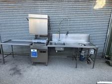 pass through / Hood dishwasher /Sink IMC Waste Disposable Unit And Exit Table /