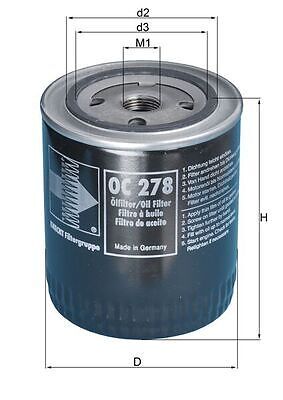 Mahle oc278 oil - oc278, filter