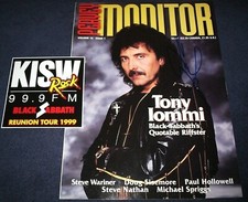 BLACK SABBATH SIGNED TONY