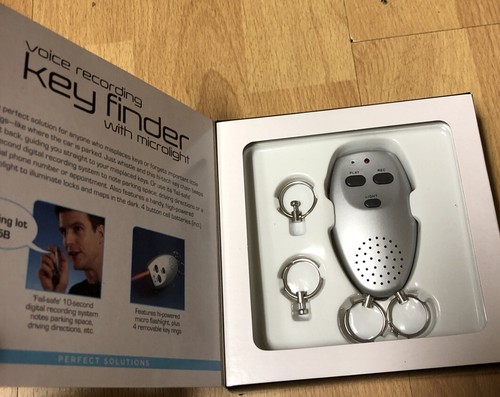 Voice recording key finder - key,