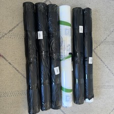 6x 1Mx1M  Clear Polycarbonate Roofing Sheets UV Protected 1mm Thick