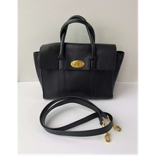 Mulberry Black Pebbled Leather