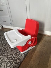 Cuggl Red White High Chair Foldaway Baby