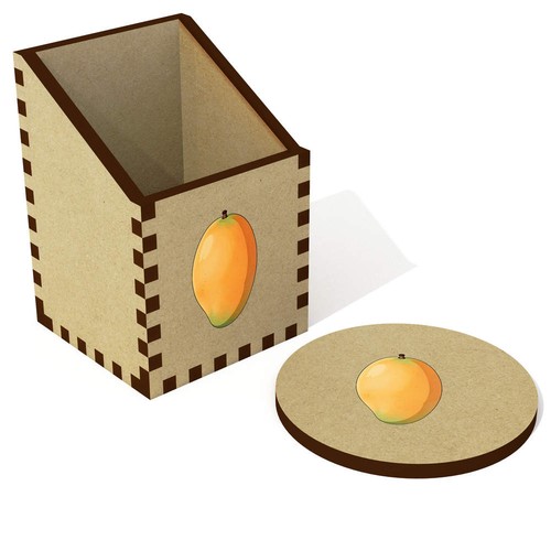 Mango desk tidy pen holder - desk,