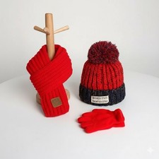 Kids Thermal Winter Hat Scarf