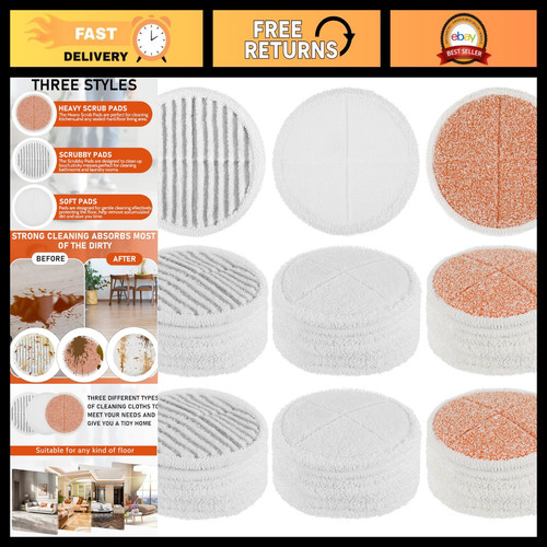 Pcs mop steam pads - mop,