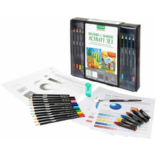 Crayola Blend Shade Pencil Gift Box Set Oil Pastels Art 40 Piece Adult Coloring