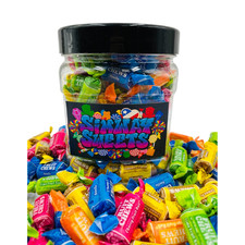 Retro Sweets Pick n Mix Candy Jar Fruit Chew Chocolate Jelly American Gift Party