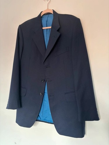 Crombie navy suit jacket - suit,