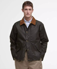 Olive ~  Barbour Tracker Wax