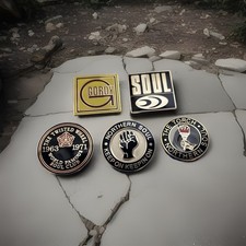 Northern Soul Pin Badges
