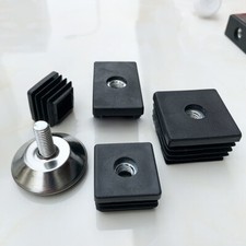 4Sets Square Tube Inserts End