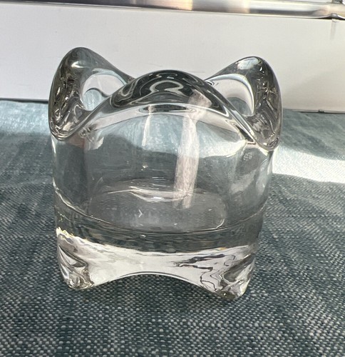 Clear glass candle holder - glass, --