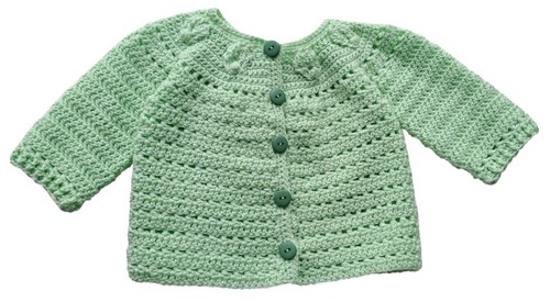 Baby little leaf - baby's, crochet