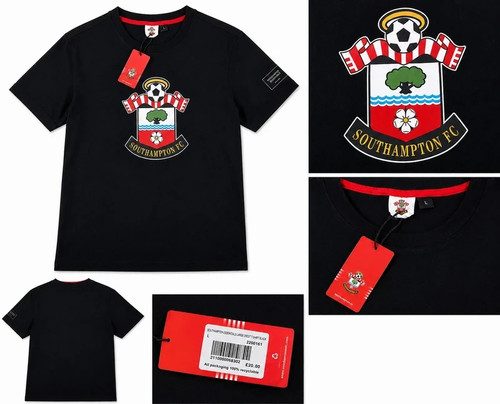 Southampton black shirt - southampton, fc